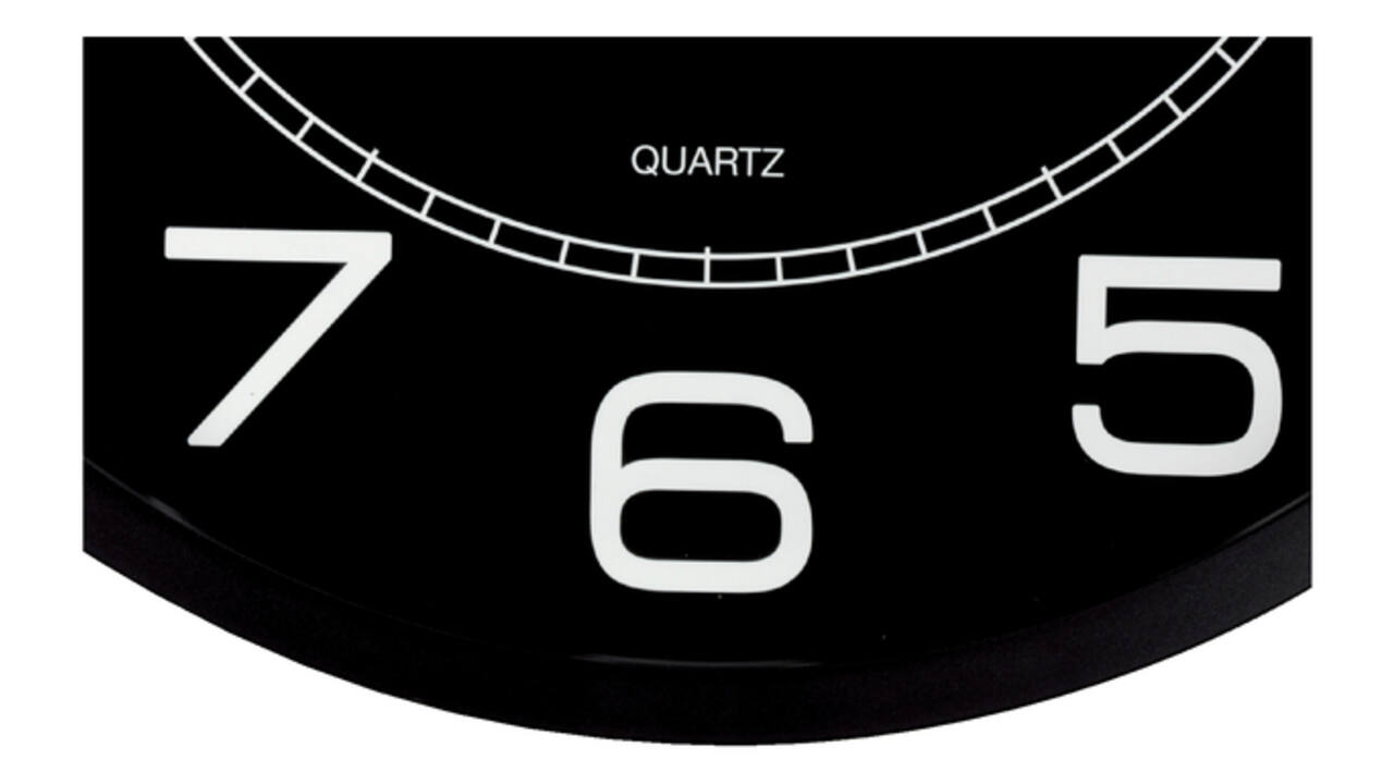 Wandklok Unilux Mega Ø 57.5cm zwart
