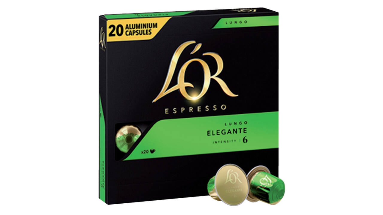 Koffiecups L'Or espresso Lungo Elegante 20 stuks