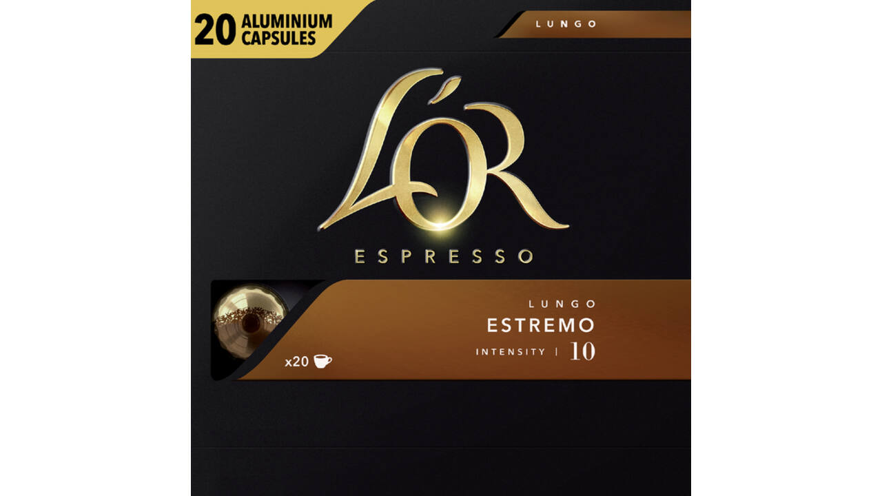 Koffiecups L'Or espresso Lungo Estremo 20 stuks