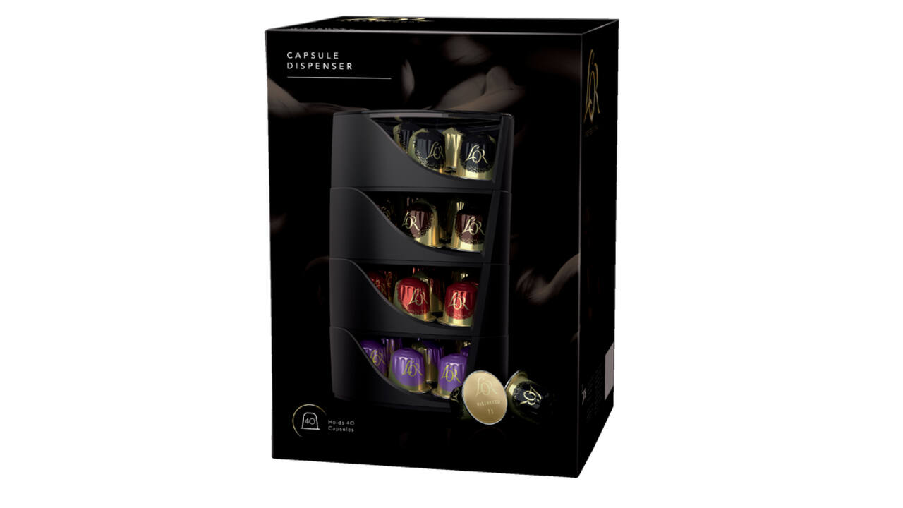 Koffiecups L'Or dispenser