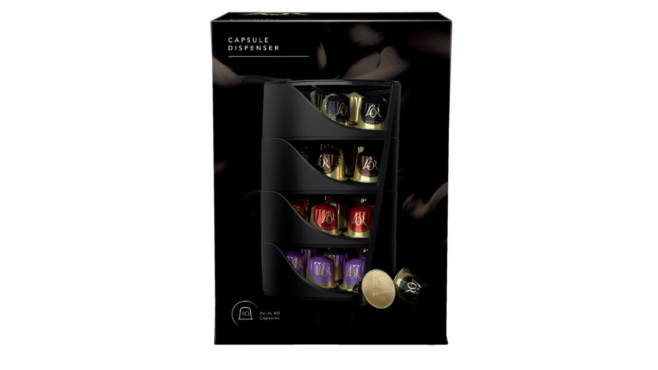Koffiecups L'Or dispenser