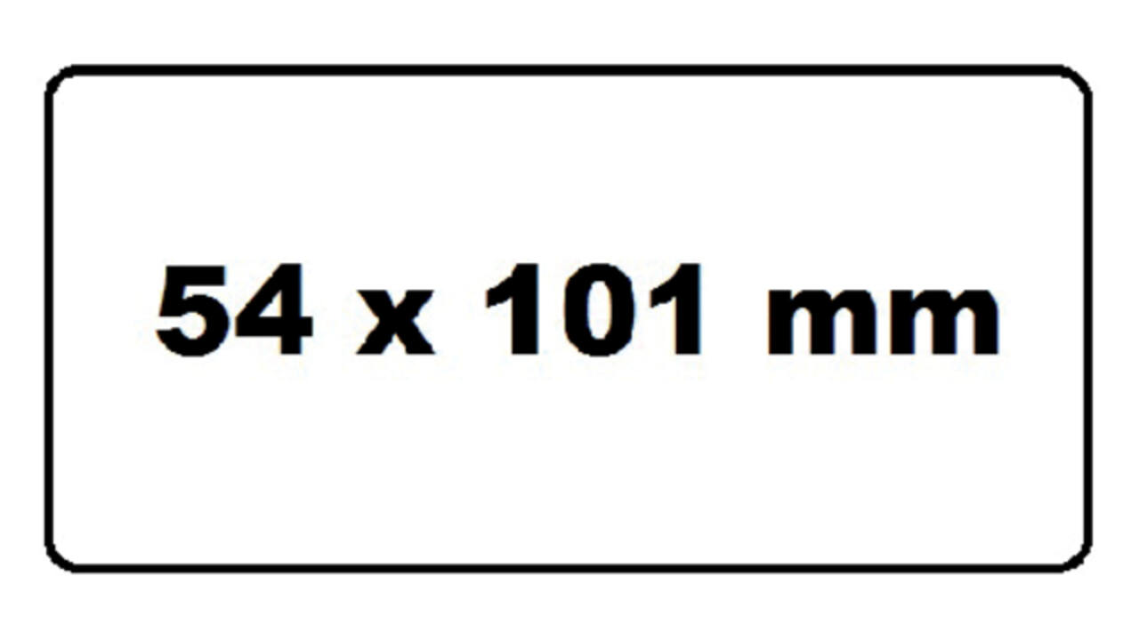 Labeletiket Quantore 99014 54x101mm adres wit