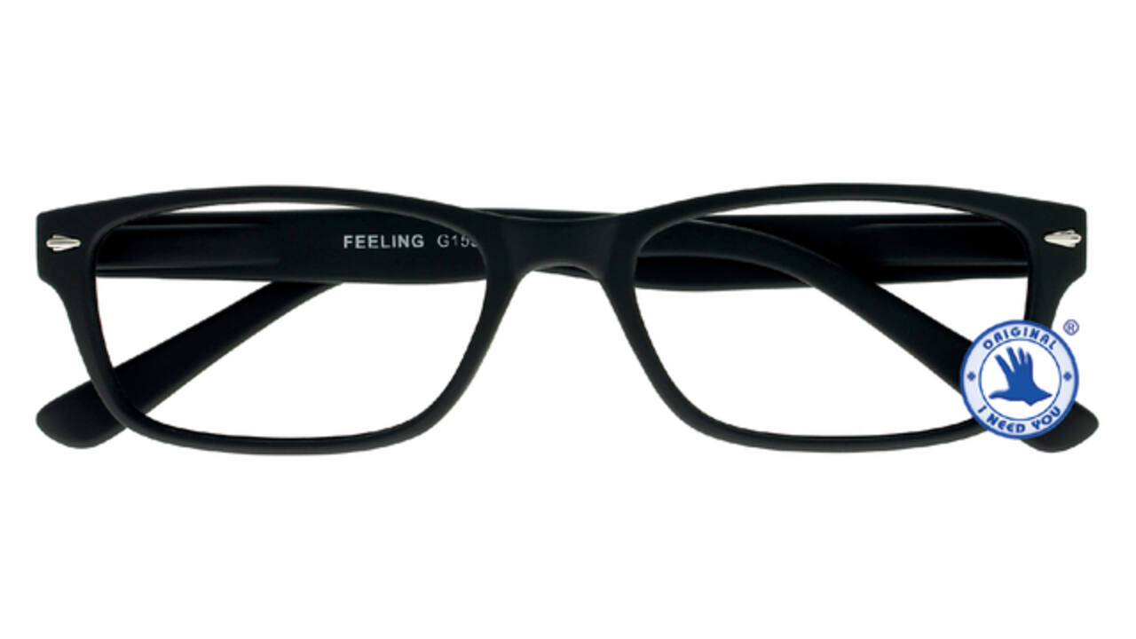 Leesbril I Need You +3.00 dpt Feeling zwart