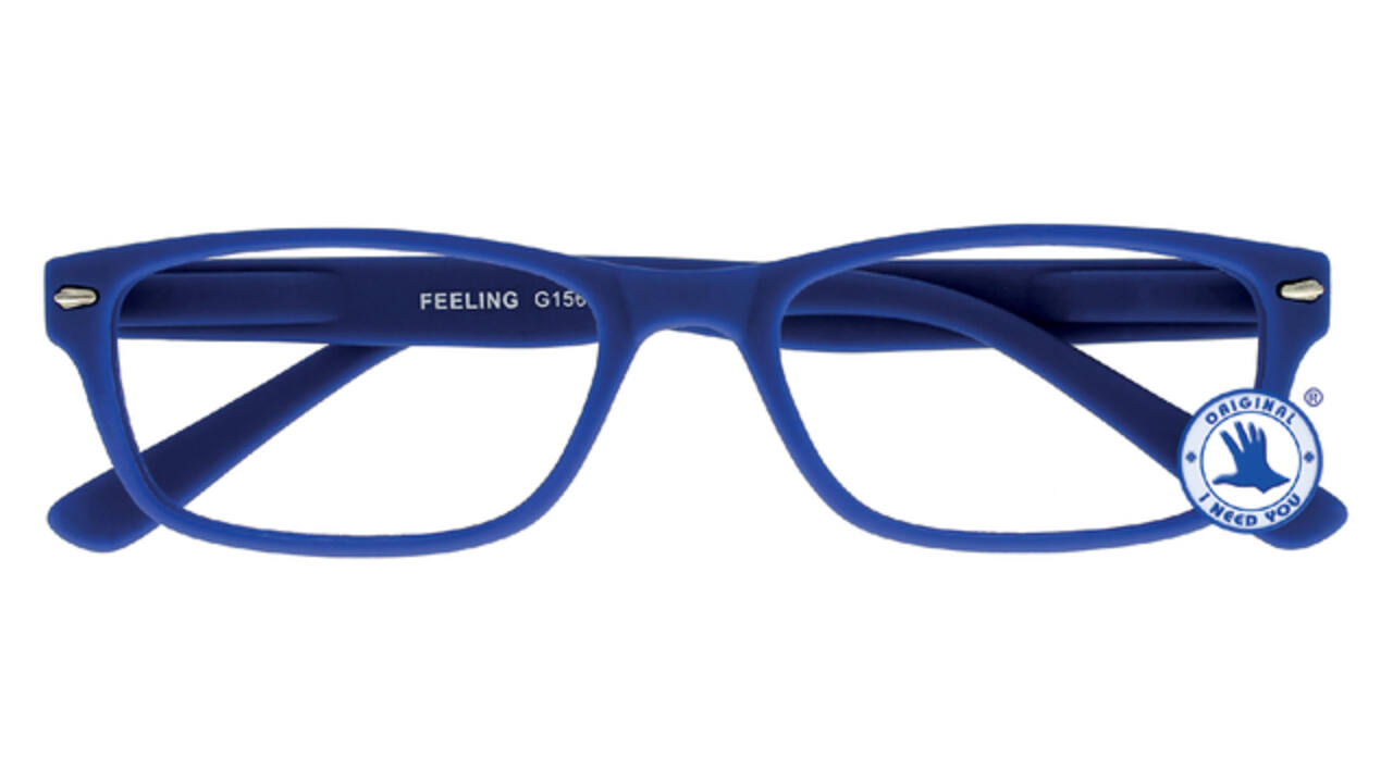 Leesbril I Need You +1.50 dpt Feeling blauw