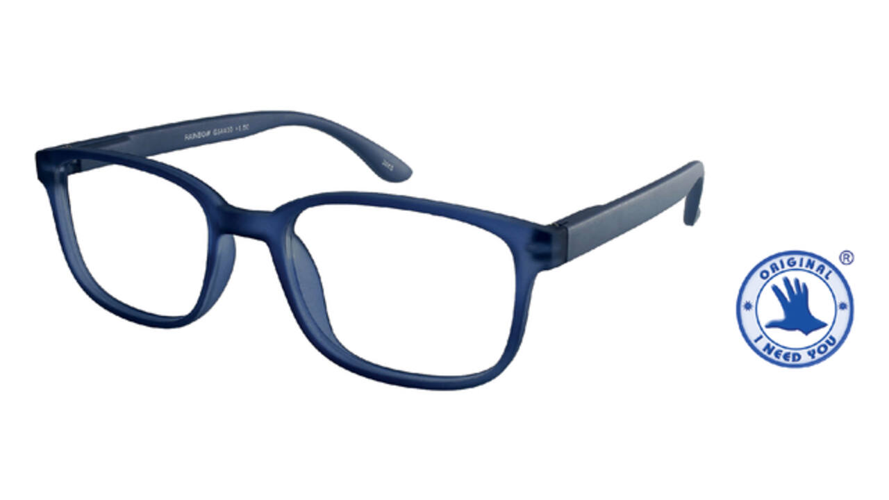 Leesbril I Need You +2.50 dpt Rainbow blauw