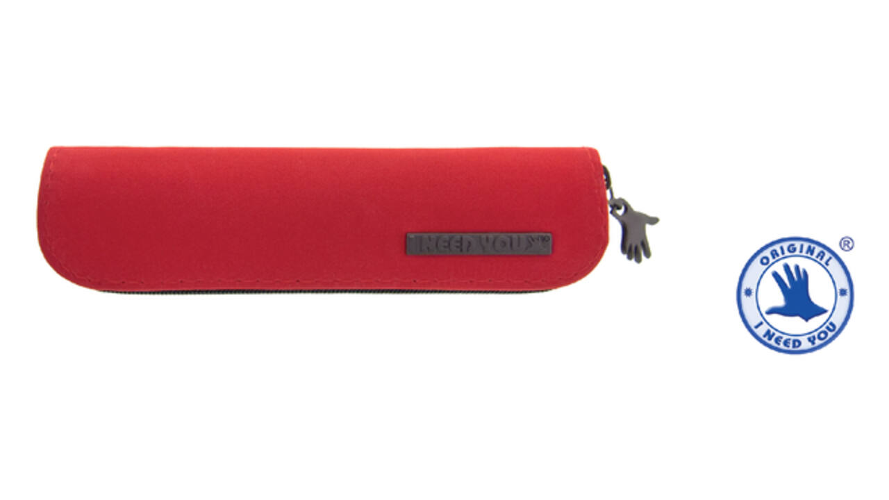 Leesbril I Need You +1.00 dpt Zipper rood