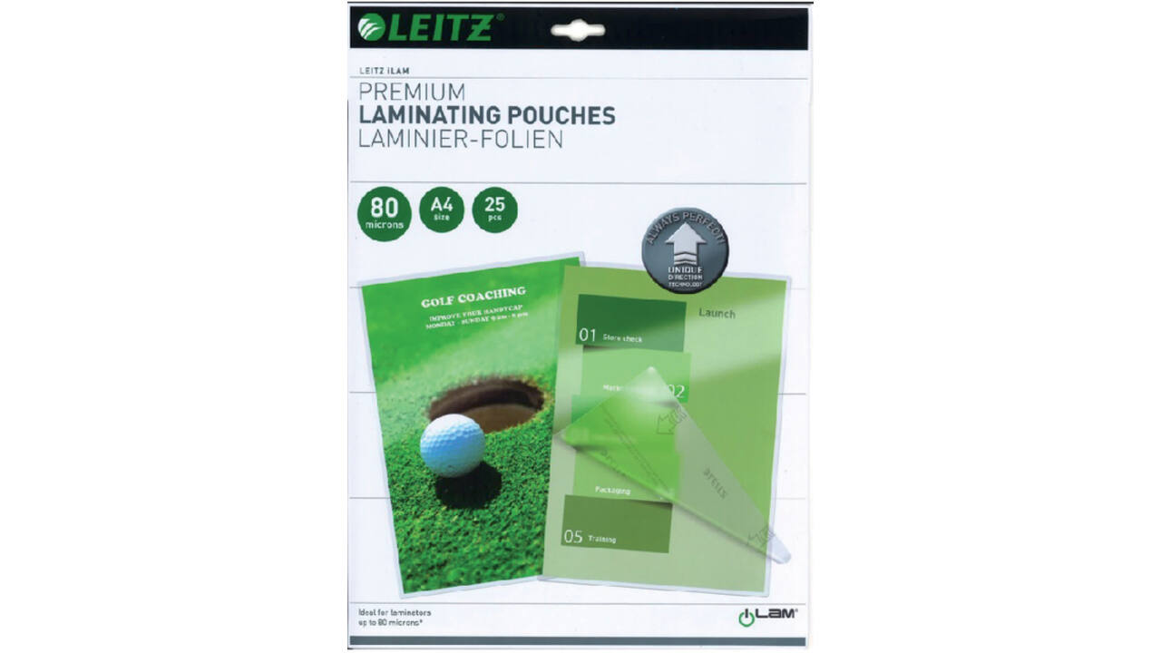 Lamineerhoes Leitz iLAM A4 2x80micron 25 stuks