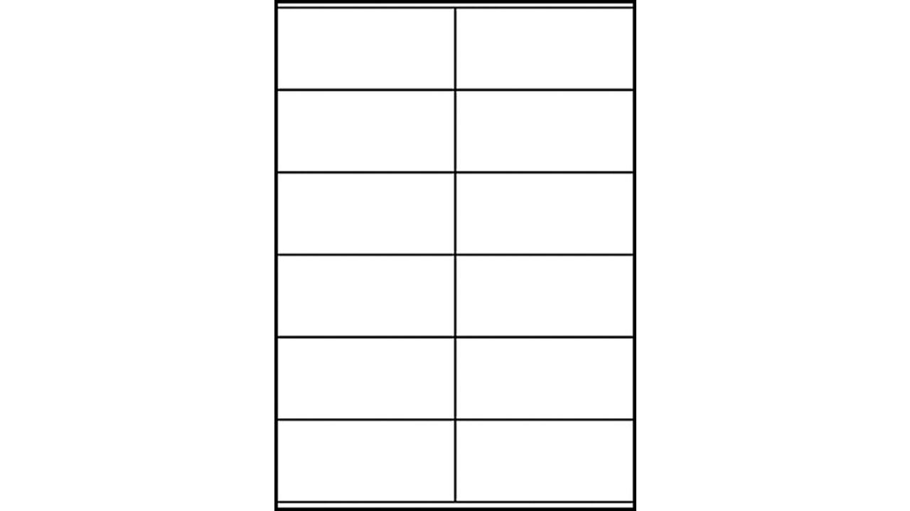 Etiket Avery 3424 105x48mm wit 1200 stuks