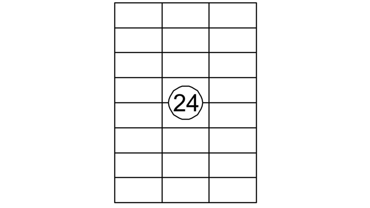 Etiket Quantore 70X37mm 360 stuks