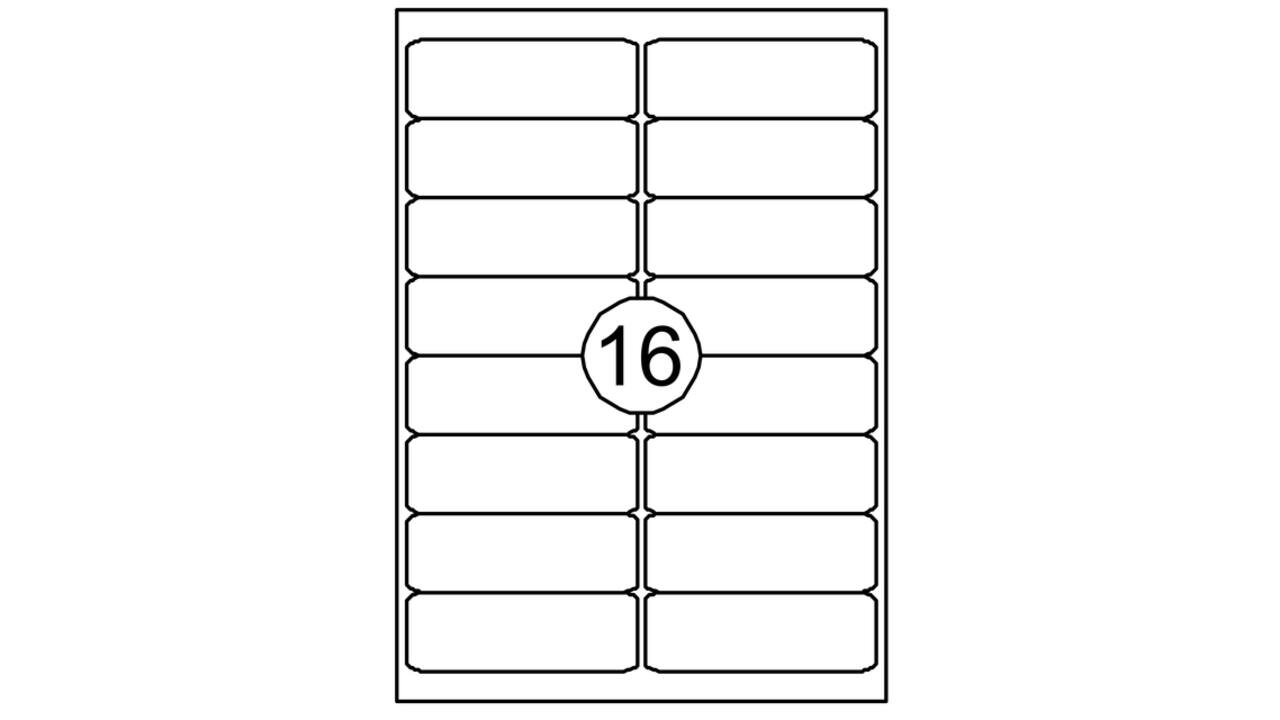 Etiket Quantore 99.1x33.8mm 1600 stuks