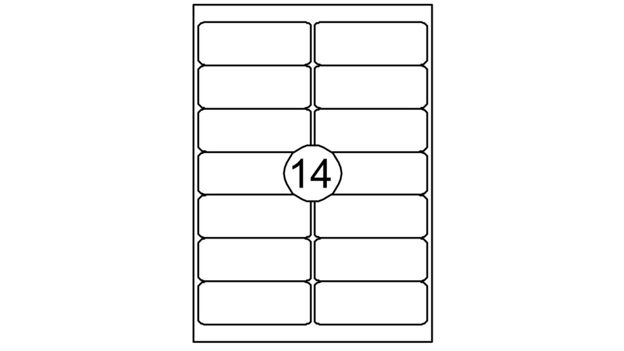Etiket Quantore 99.1X38.1mm 210 stuks