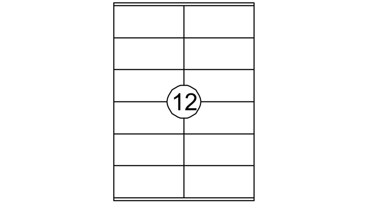 Etiket Quantore 105x48mm 1200 stuks