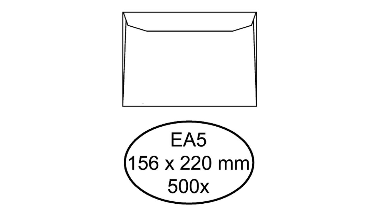 Envelop Quantore bank EA5 156x220mm wit 500 stuks