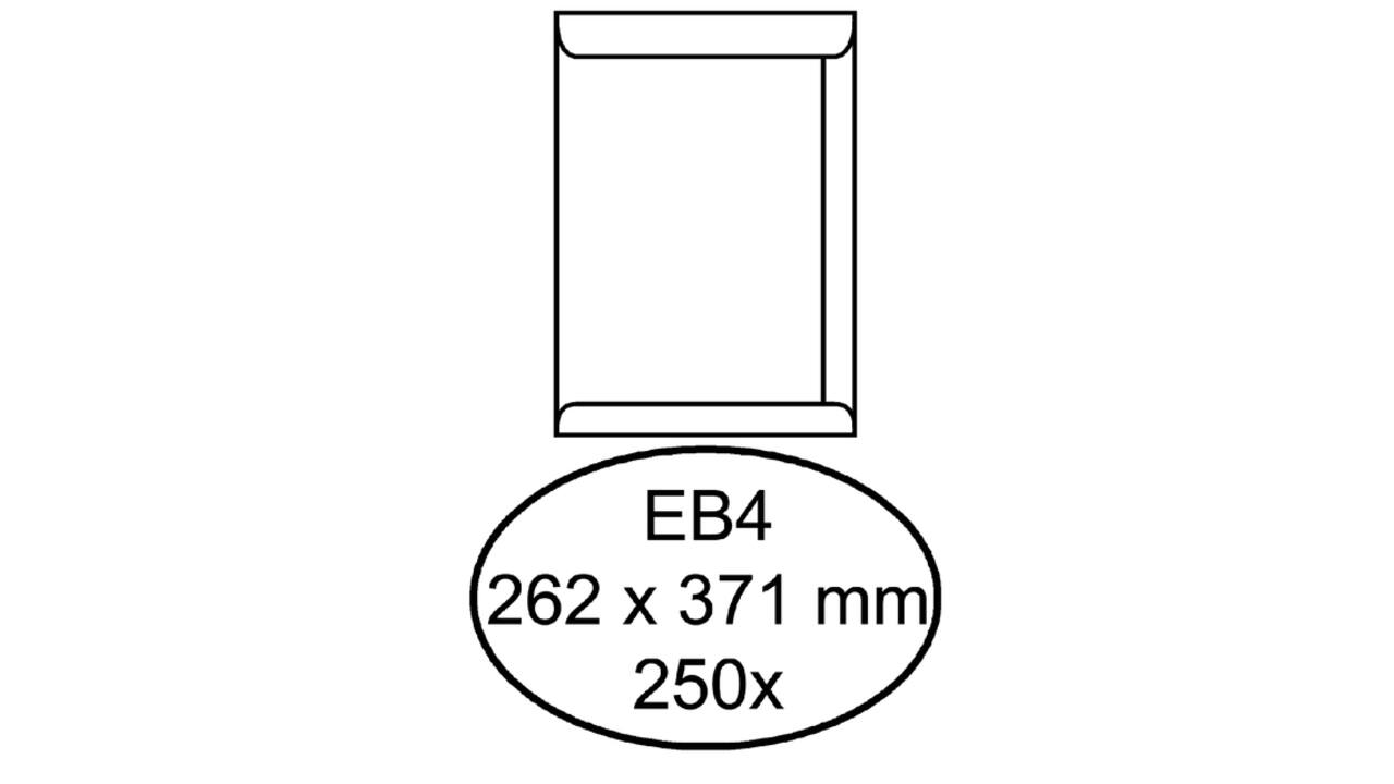 Envelop Quantore akte EB4 262x371mm wit 250 stuks
