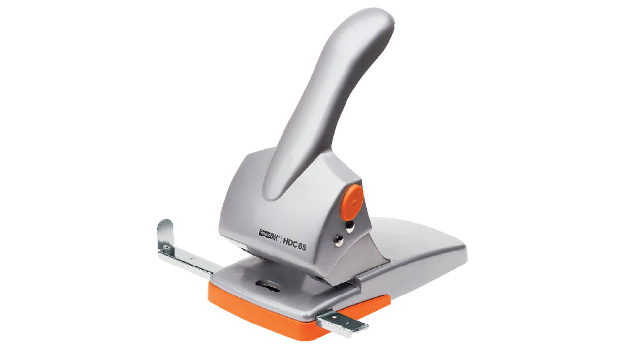 Perforator Rapid Fashion HDC65 heavy duty  65 vel zilver/oranje