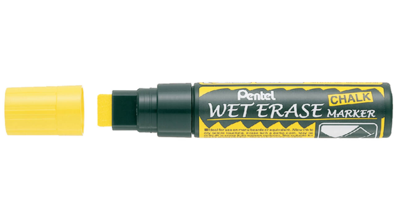 Krijtstift Pentel SMW56 8-16mm geel