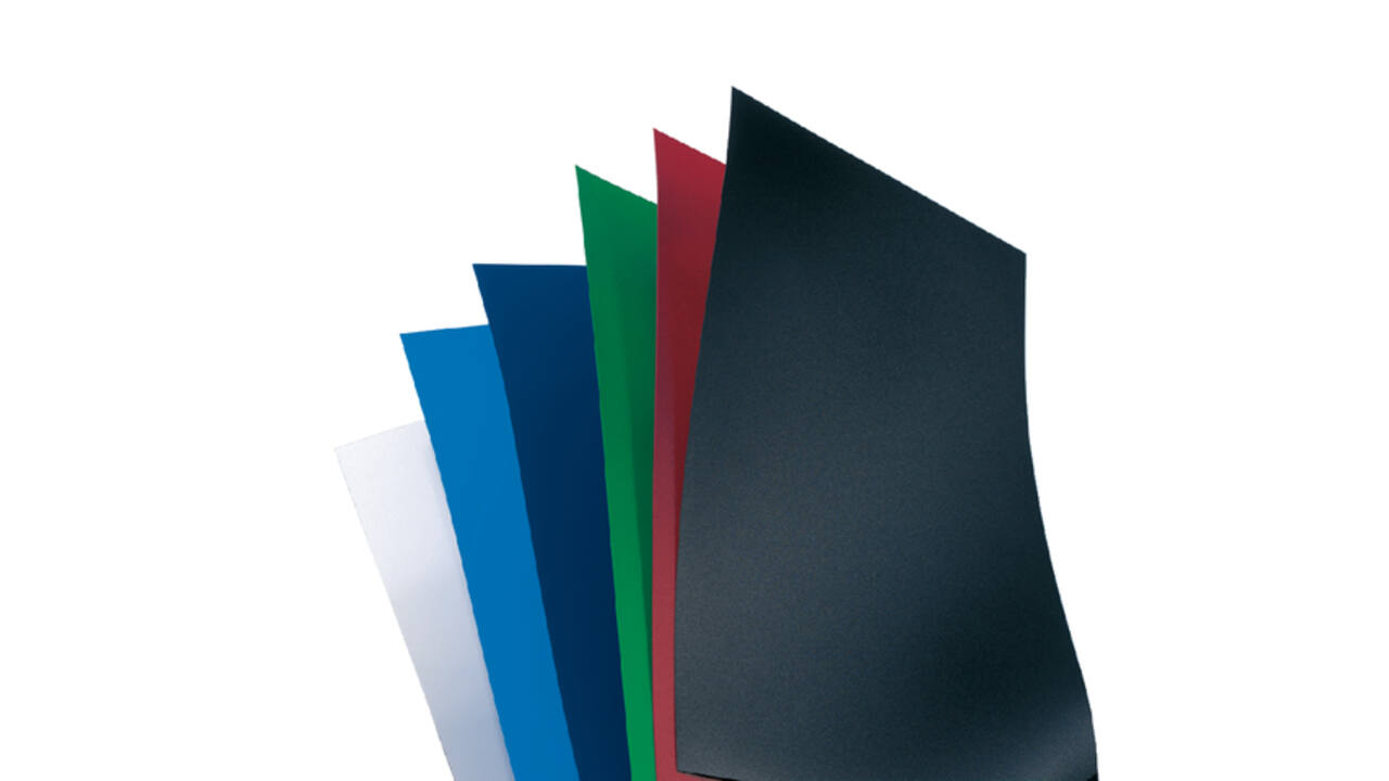 Voorblad GBC A4 Polycover 300micron donkerrood 100 stuks