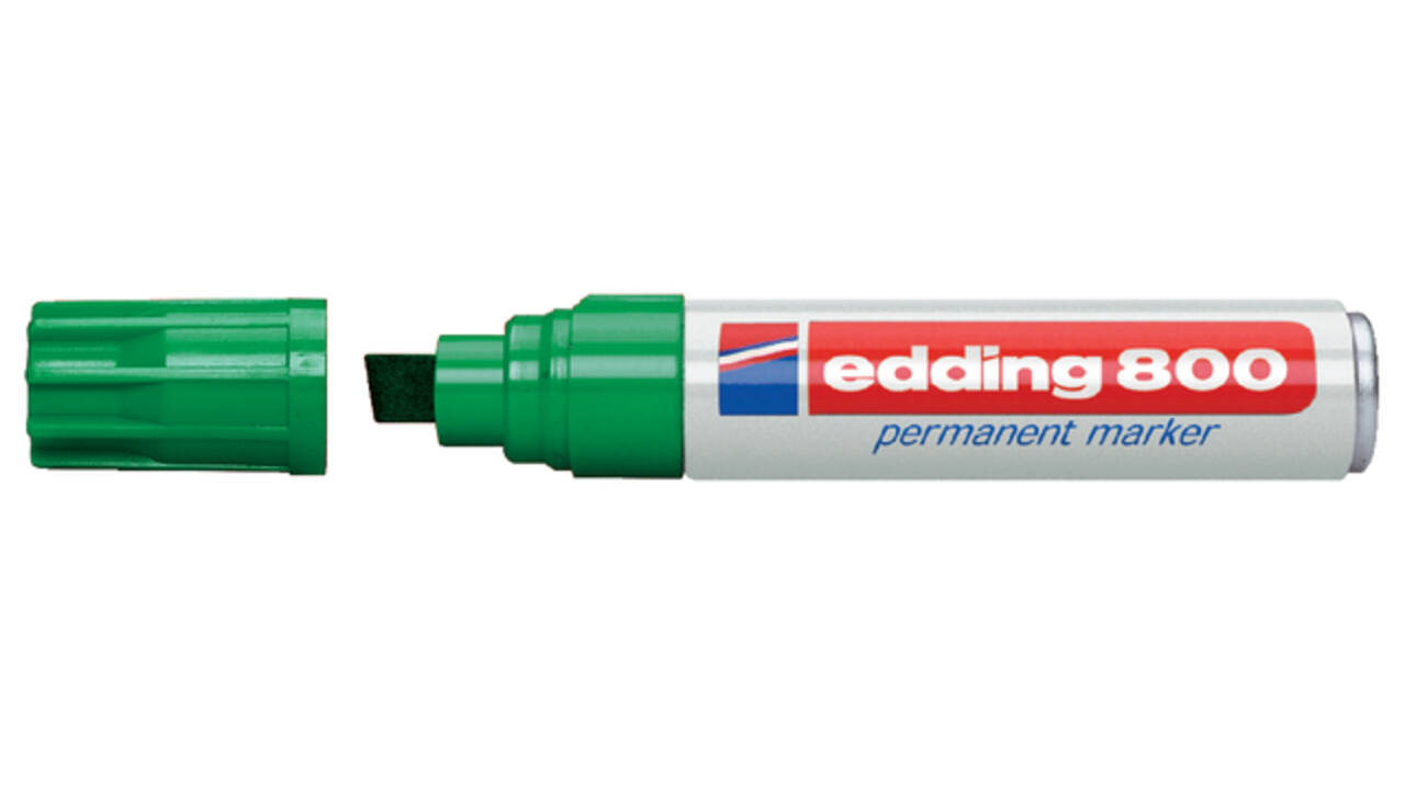 Viltstift edding 800 schuin 4-12mm groen