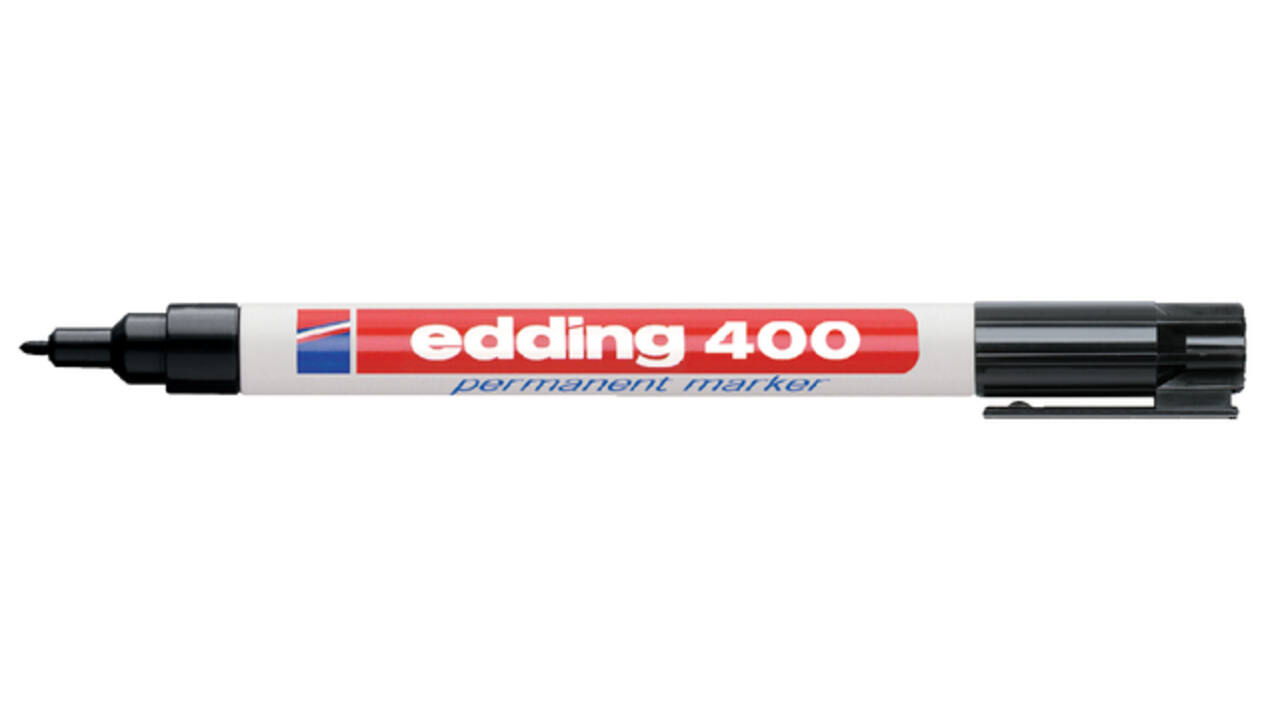 Viltstift edding 400 rond 1mm zwart