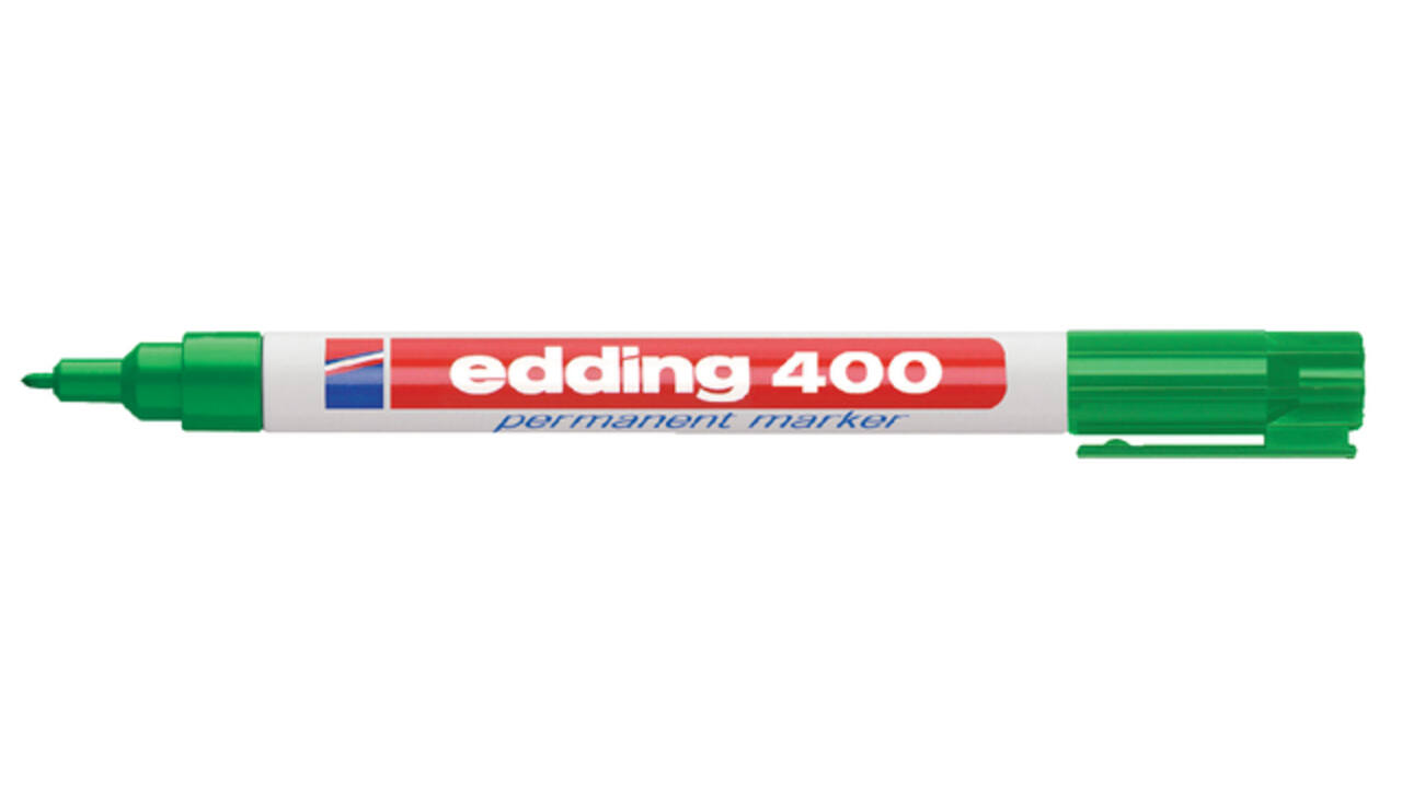 Viltstift edding 400 rond 1mm groen