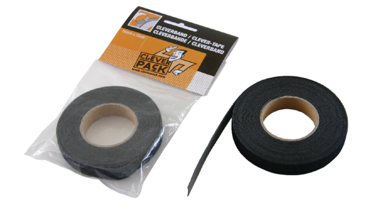 Klittenband CleverPack kabelbinder 2-in-1 zwart
