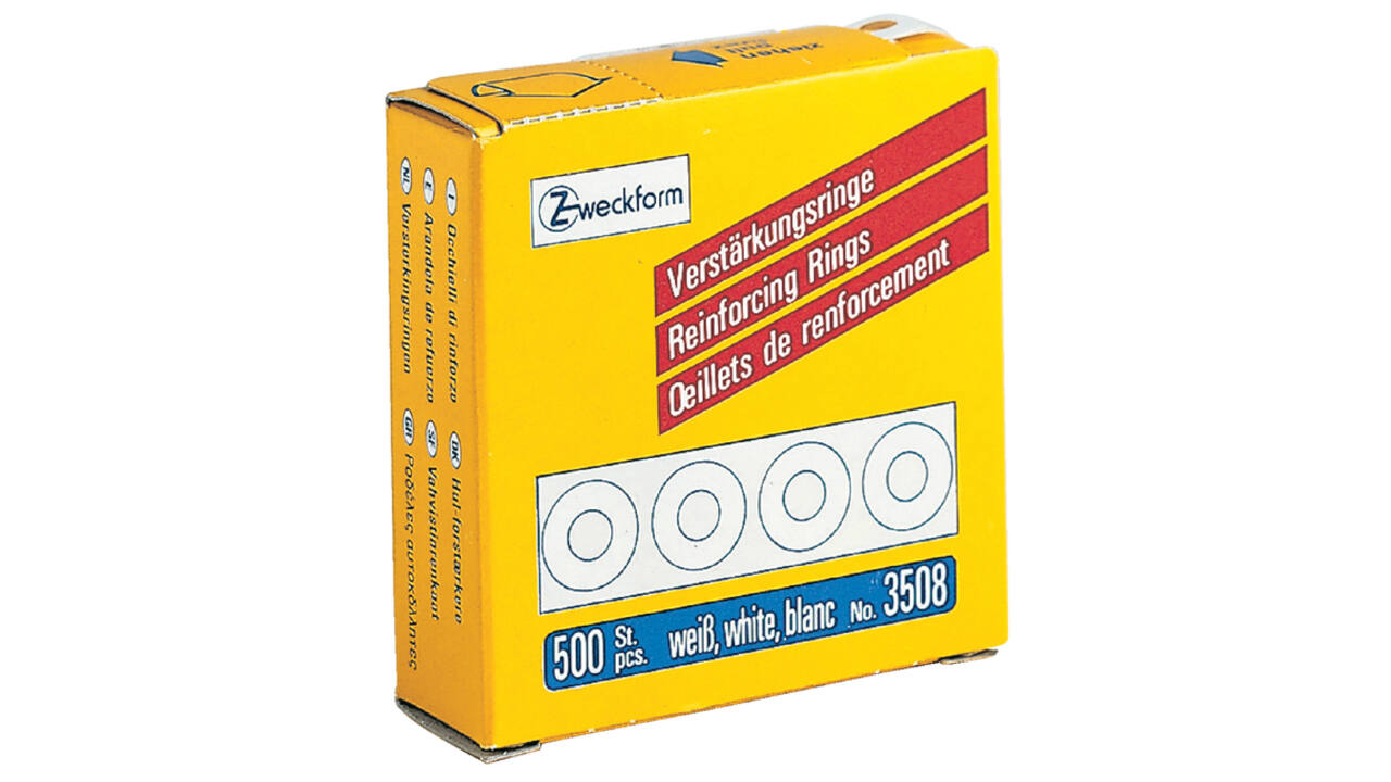 Versterkingsringen Avery 3508 13mm wit 500 stuks