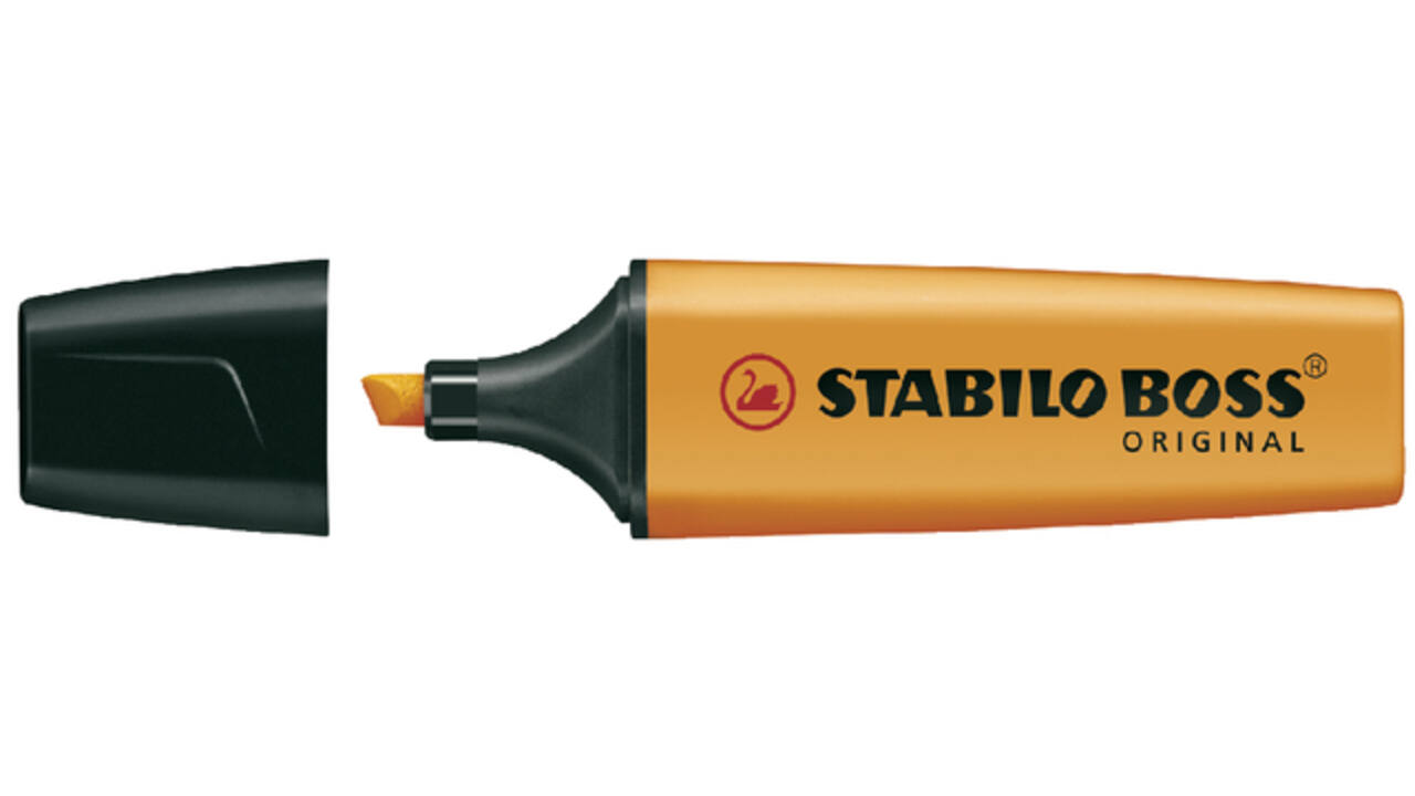Markeerstift STABILO BOSS Original 70/4 assorti etui à 4 stuks