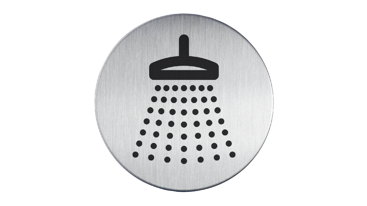 Infobord pictogram Durable 4938 douche 83mm