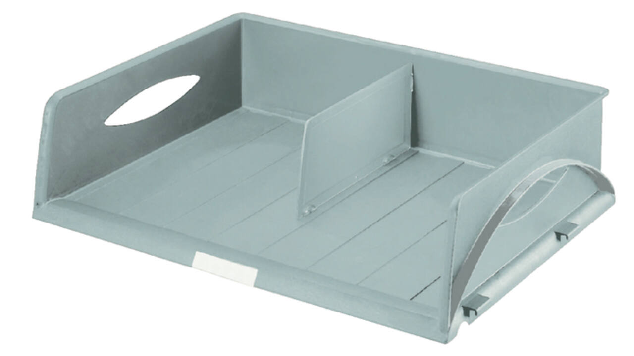 Brievenbak Leitz Sorty Jumbo A3 dwars grijs
