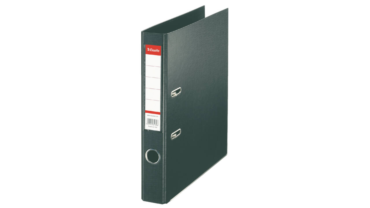 Ordner Esselte No.1 Power VIVIDA 50mm 30% gerecycled PP folie zwart