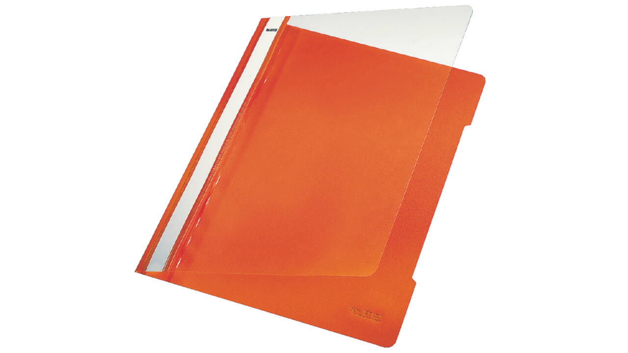Snelhechter Leitz Standaard A4 gerecycled PP oranje