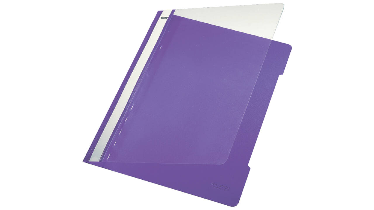 Snelhechter Leitz Standaard A4 gerecycled PP violet
