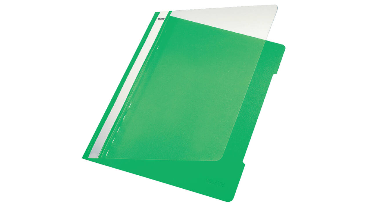 Snelhechter Leitz Standaard A4 gerecycled PP lichtgroen