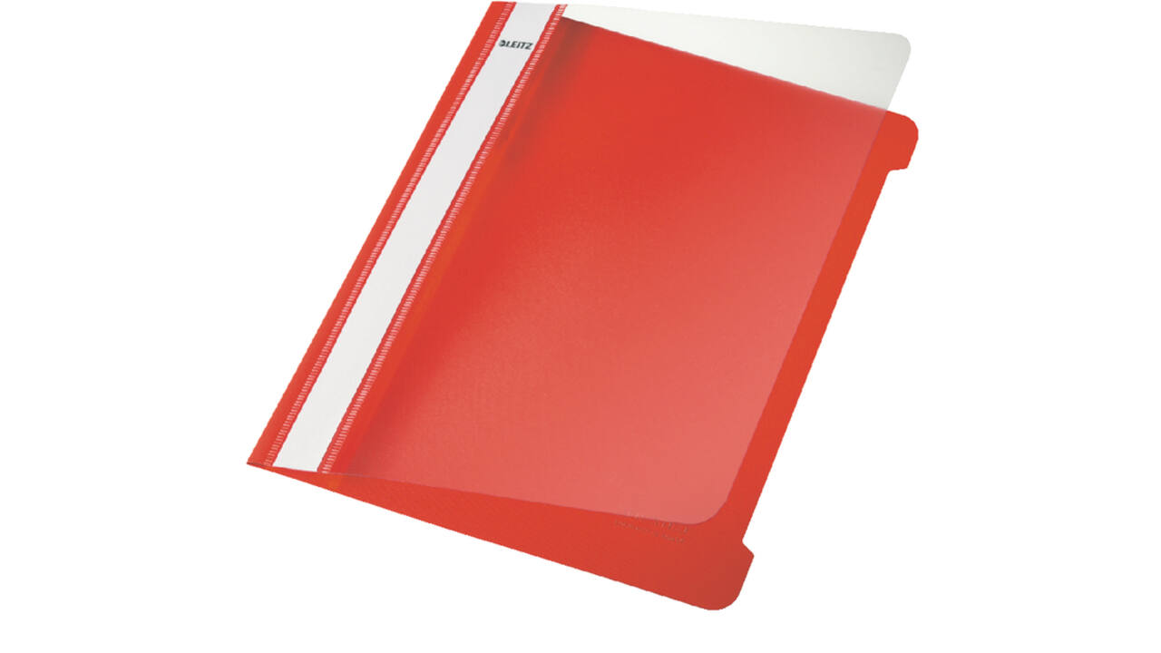 Snelhechter Leitz standaard A5 PVC rood