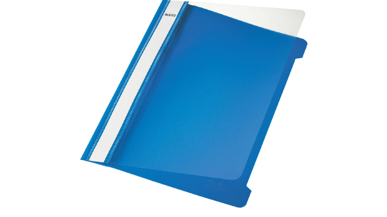 Snelhechter Leitz standaard A5 PVC blauw