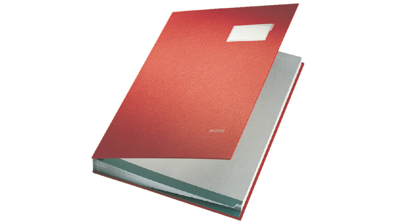 Vloeiboek Leitz 5700 rood
