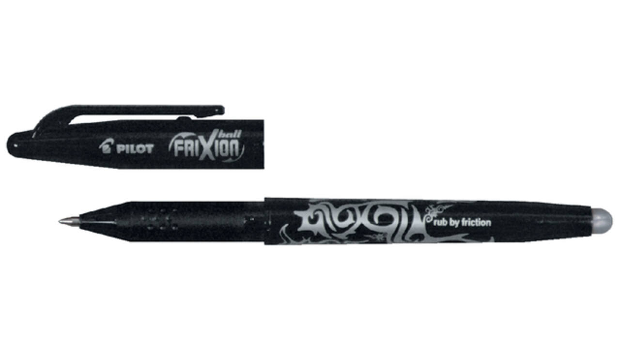 Rollerpen PILOT friXion medium zwart