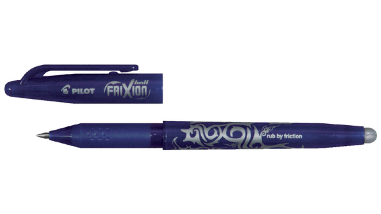 Rollerpen PILOT friXion medium blauw