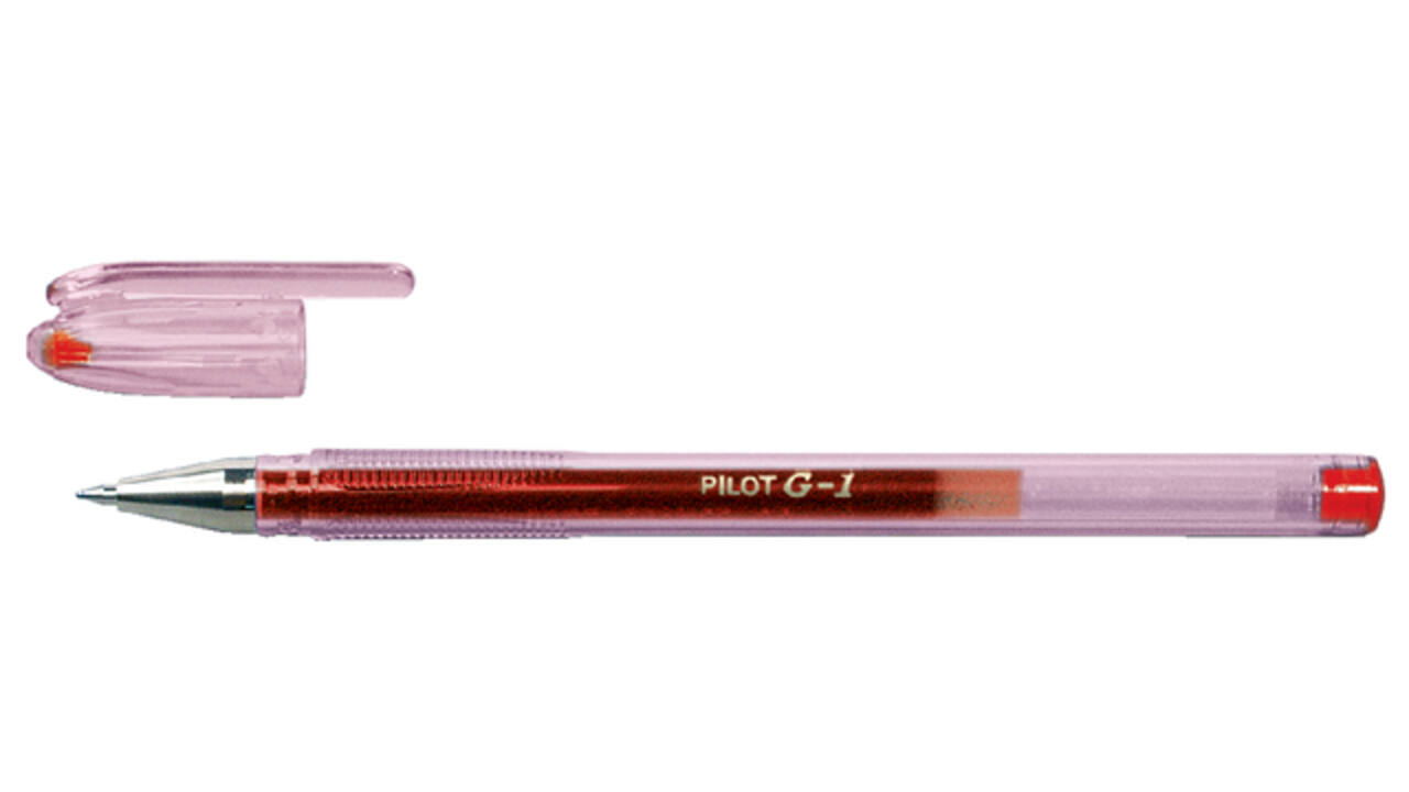 Gelschrijver PILOT G-1 fijn rood