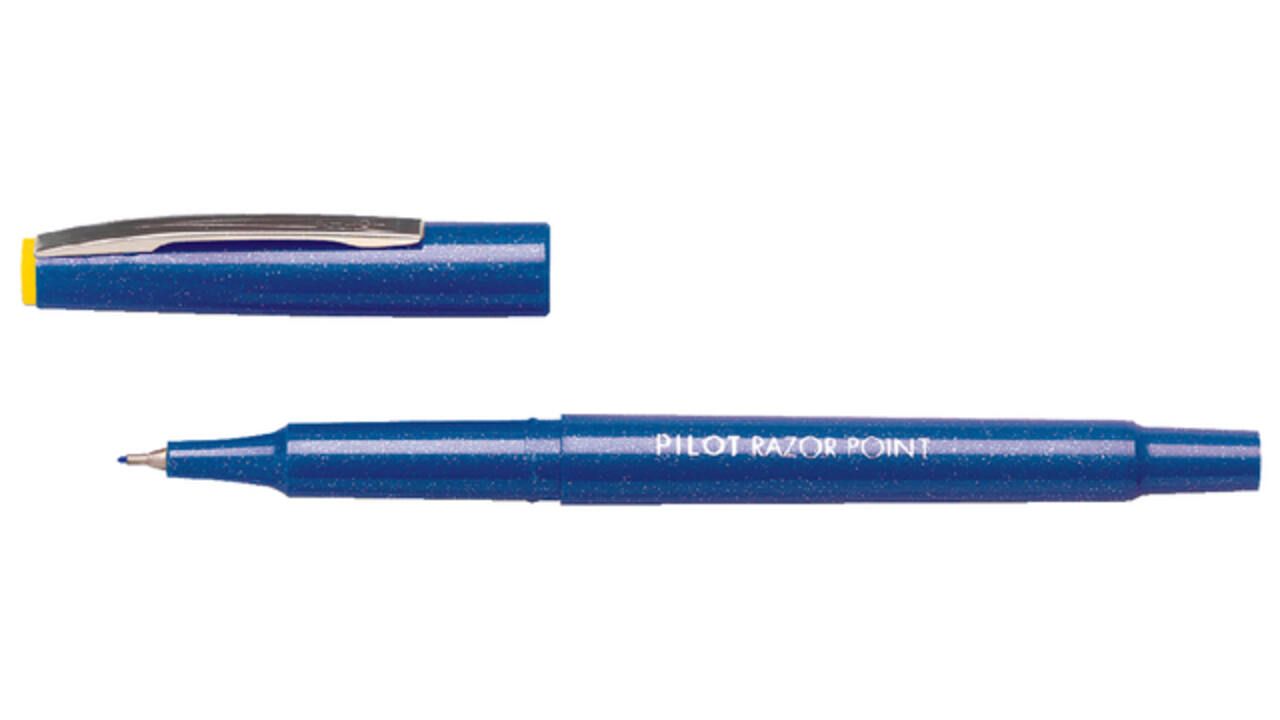 Fineliner PILOT Razor Point fijn blauw
