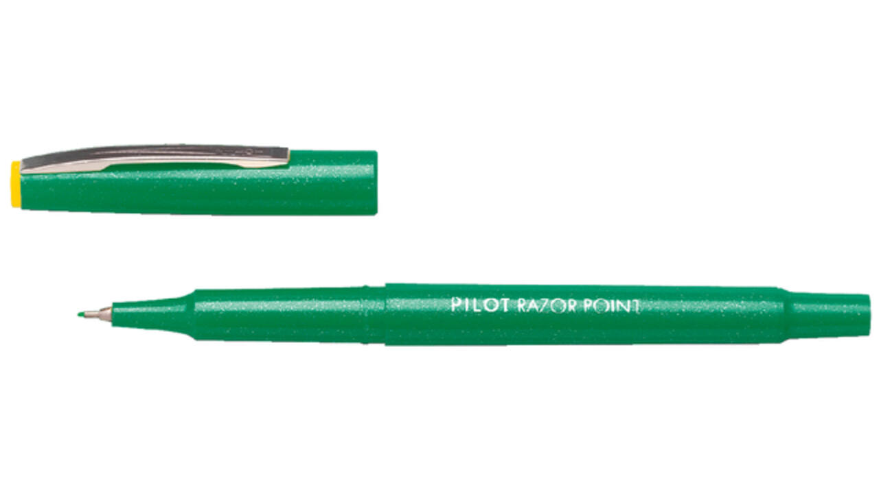Fineliner PILOT Razor Point fijn groen