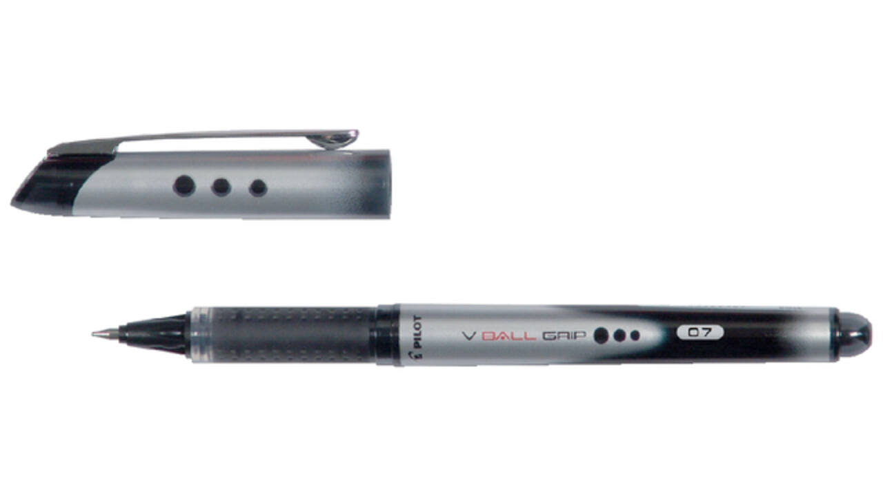 Rollerpen PILOT V-Ball Grip medium zwart