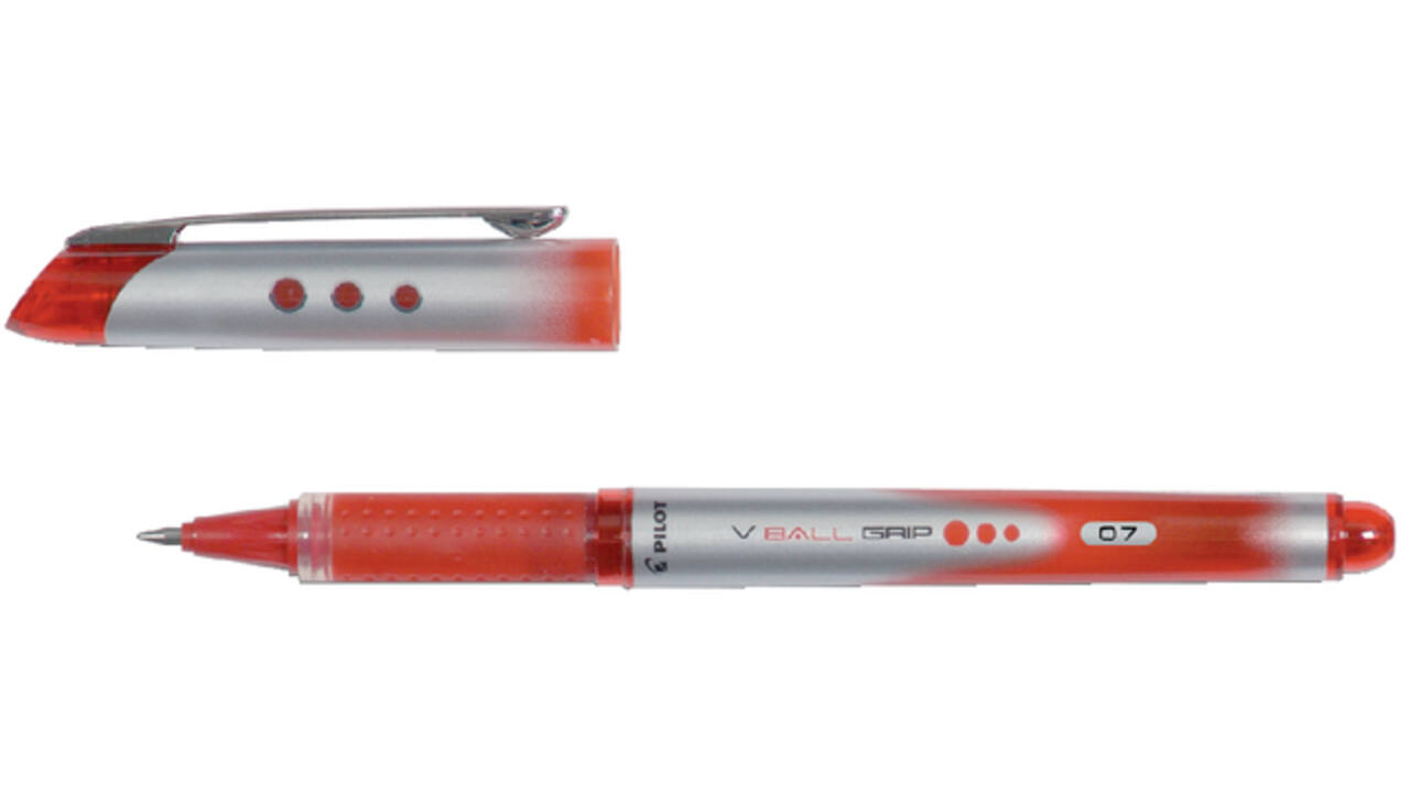 Rollerpen PILOT V-Ball Grip medium rood