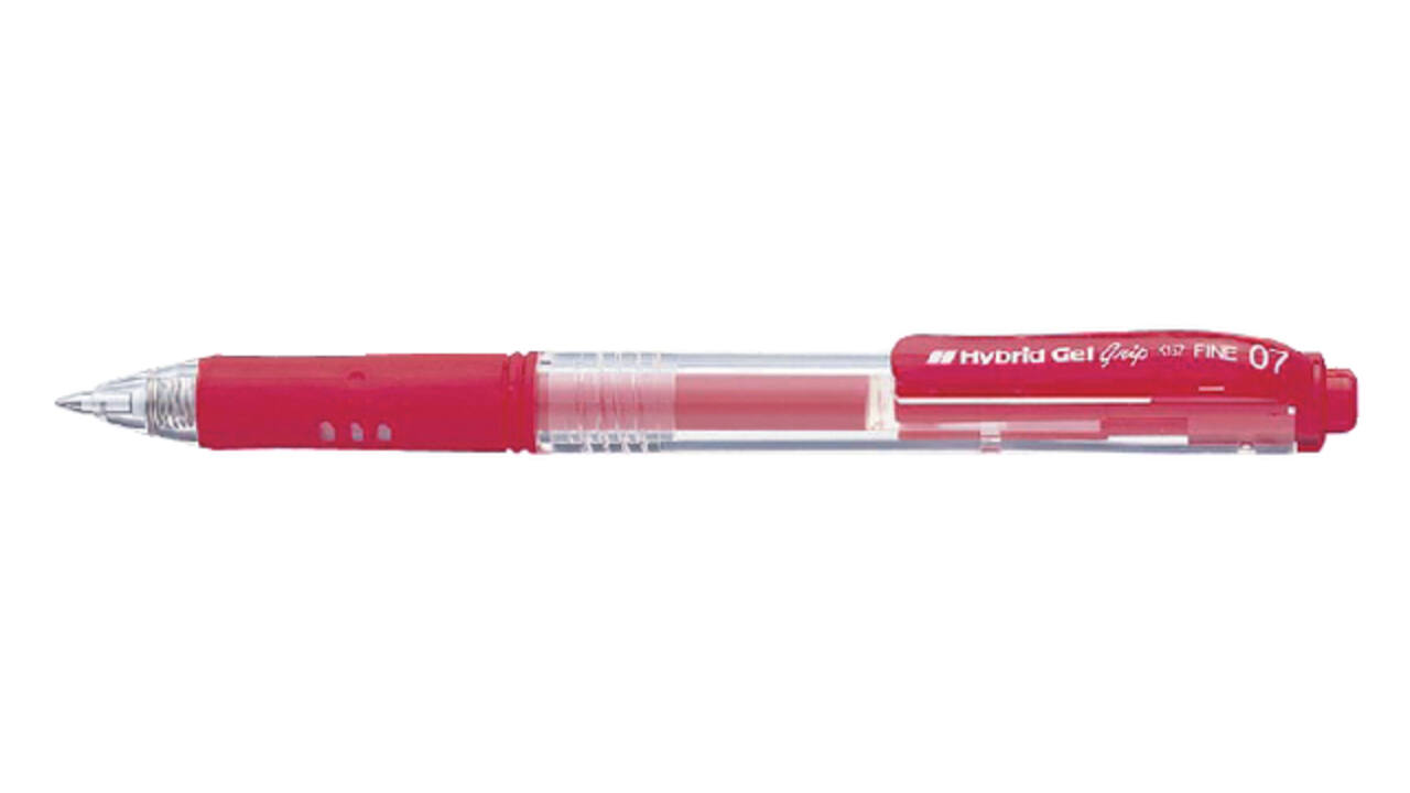 Gelschrijver Pentel K157 medium rood