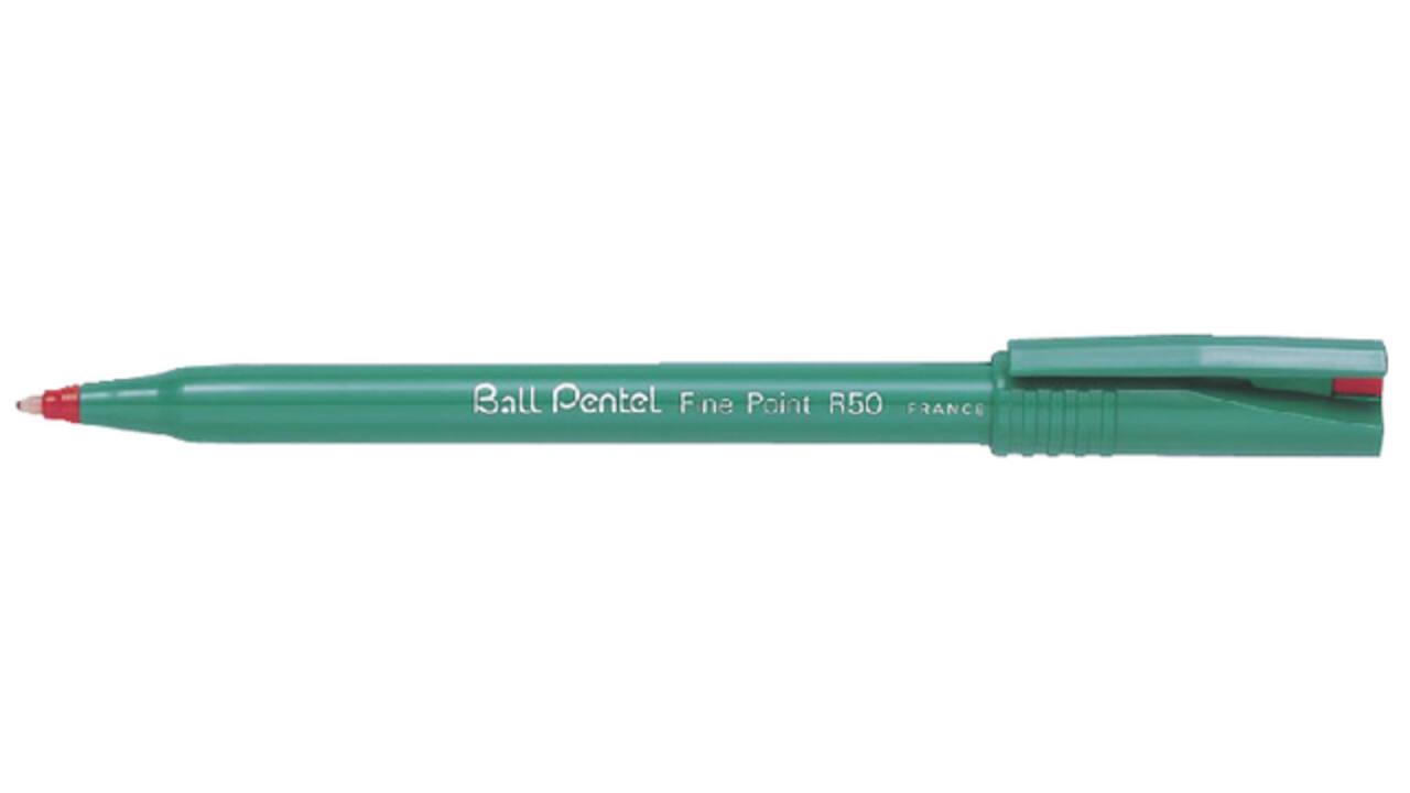 Rollerpen Pentel R50 medium rood