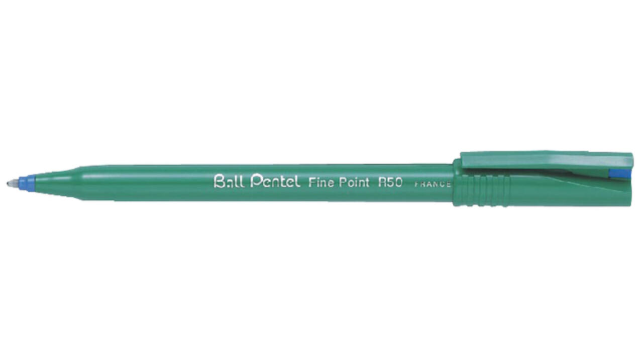 Rollerpen Pentel R50 medium blauw