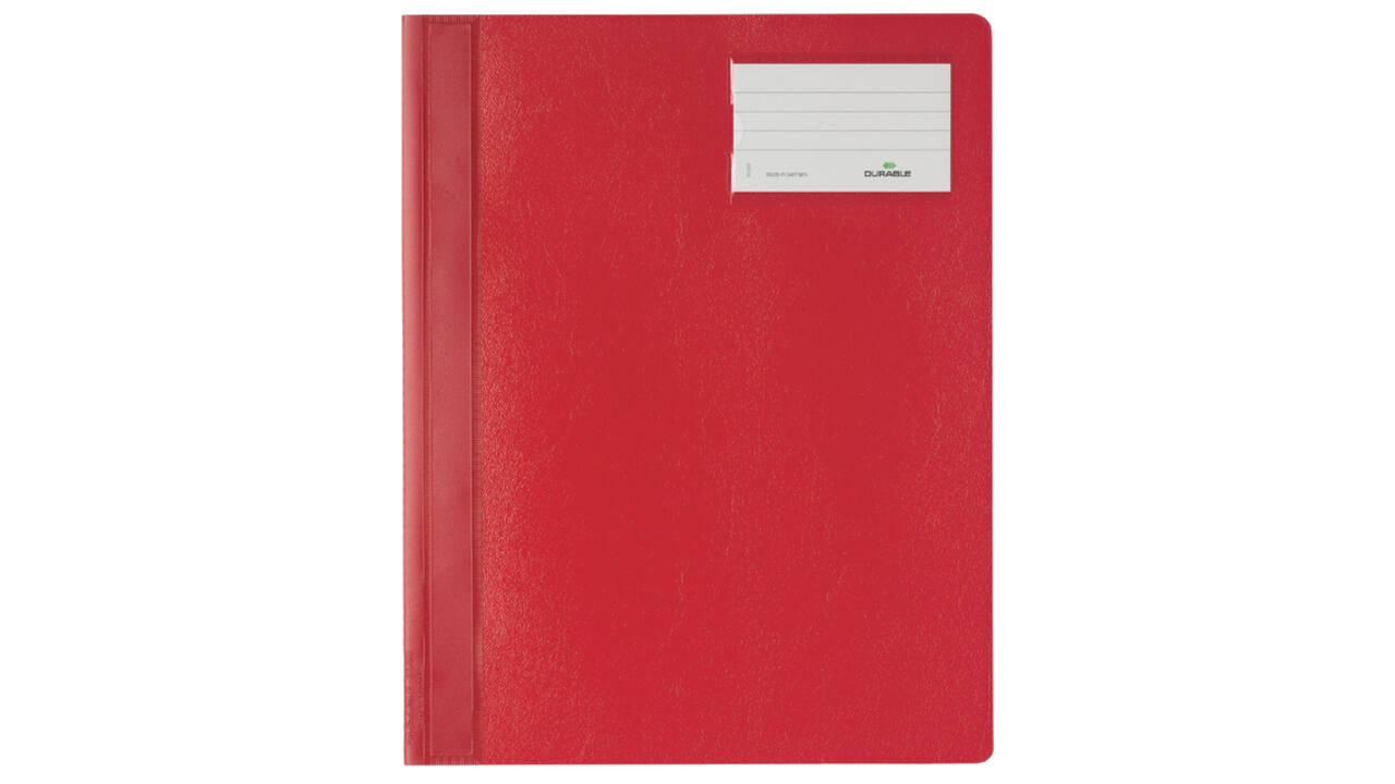 Snelhechter Durable A4 PVC etiketvenster rood