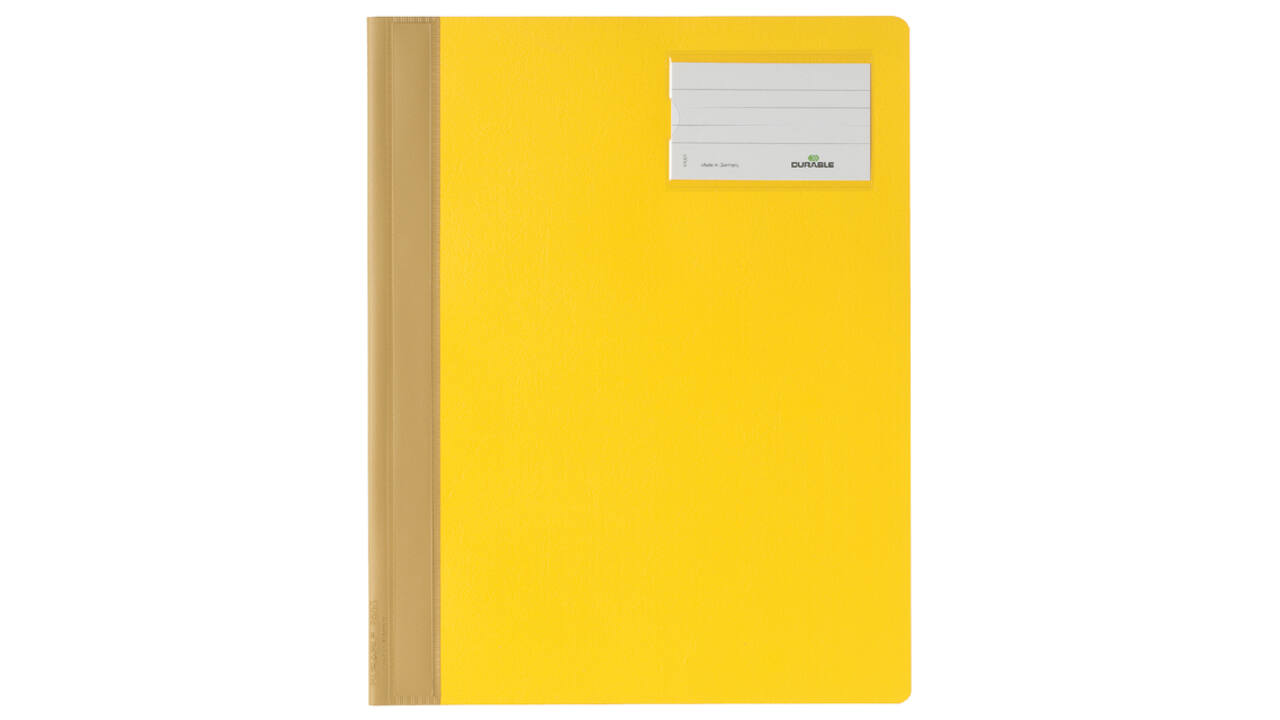 Snelhechter Durable A4 PVC etiketvenster geel