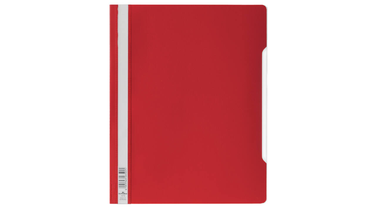 Snelhechter Durable A4 PVC rood
