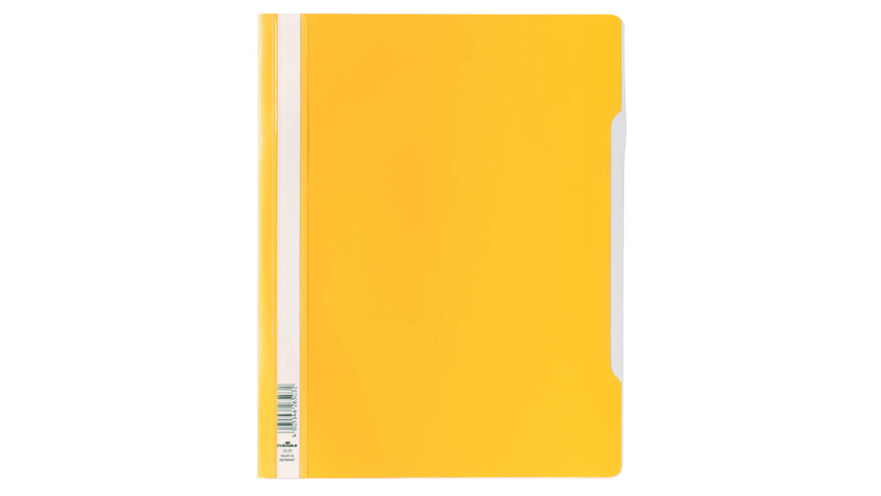Snelhechter Durable A4 PVC geel